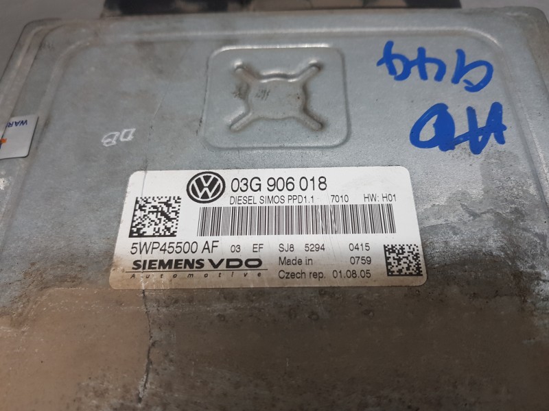 Recambio de centralita motor uce para volkswagen passat berlina (3c2) elegance referencia OEM IAM 03G906018 03G906018 