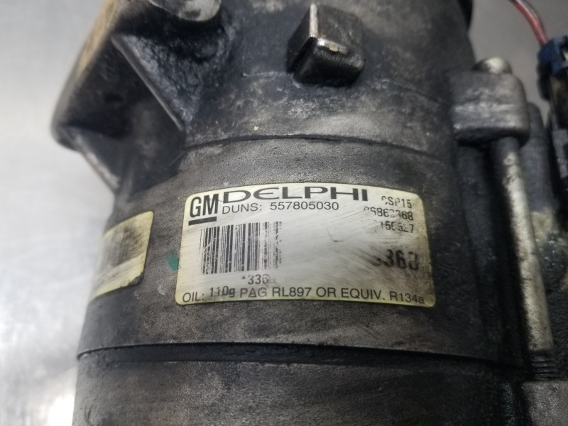 Recambio de compresor aire acondicionado para chevrolet aveo sedán emotion referencia OEM IAM 95935300 557805030 