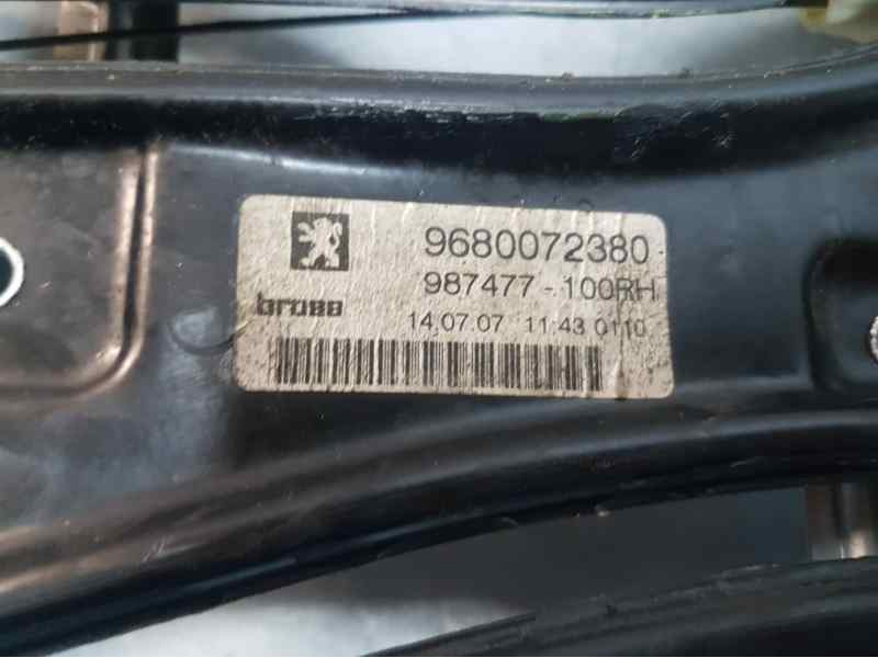 Recambio de elevalunas trasero derecho para peugeot 207 cc sport referencia OEM IAM 9680072380  