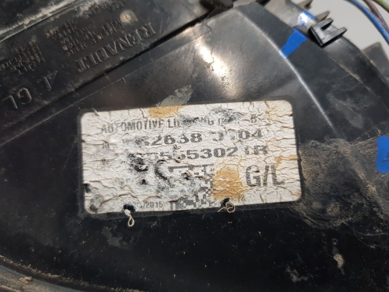 Recambio de piloto trasero izquierdo para renault clio iv life referencia OEM IAM 265553021R  