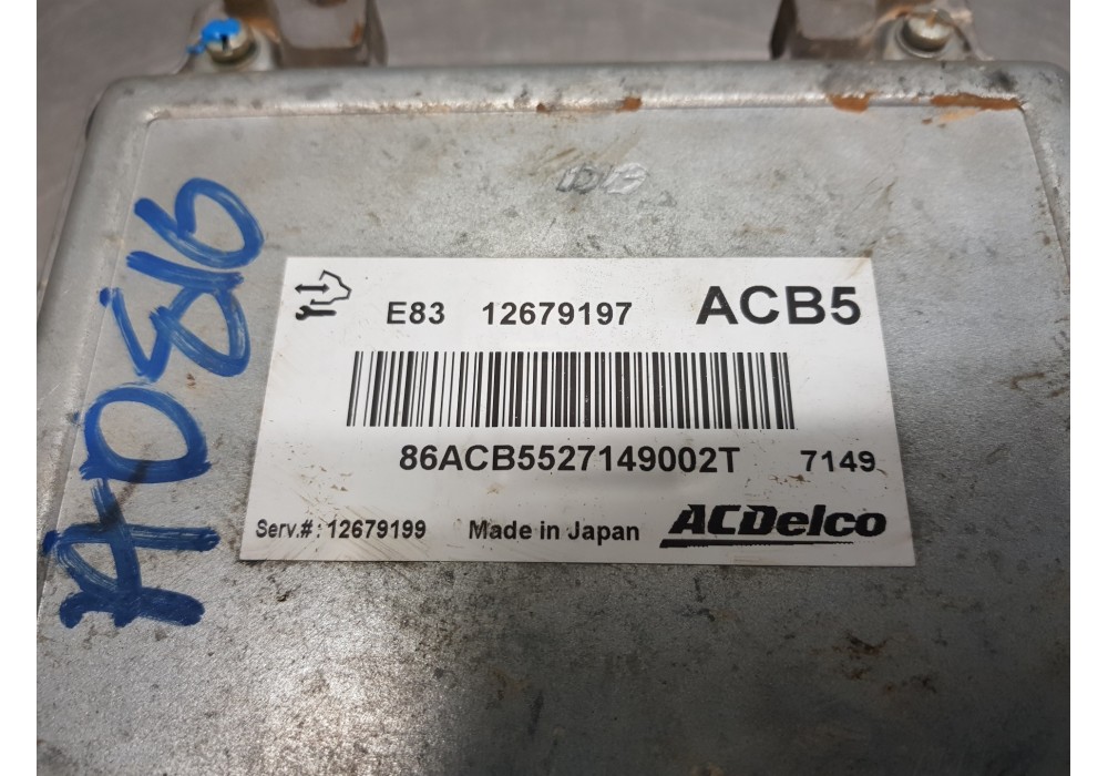 Recambio de centralita motor uce para opel corsa e design referencia OEM IAM 12679199 12679197 