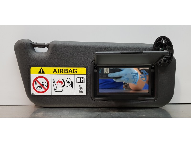 Recambio de parasol derecho para toyota yaris hybrid active referencia OEM IAM 743100DC90C0  