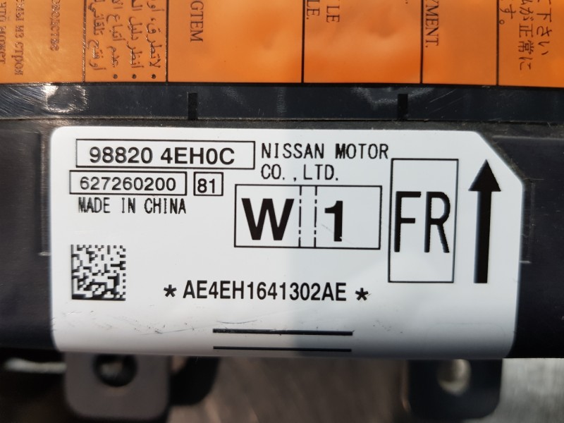 Recambio de kit airbag para nissan qashqai (j11) acenta referencia OEM IAM 682004EH1A  