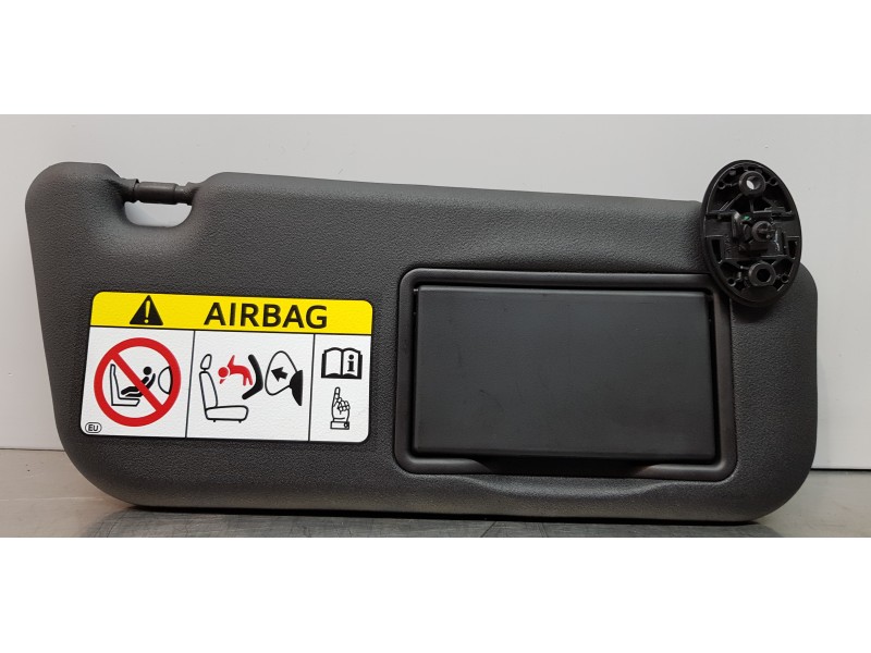 Recambio de parasol derecho para toyota yaris hybrid active referencia OEM IAM 743100DC90C0  