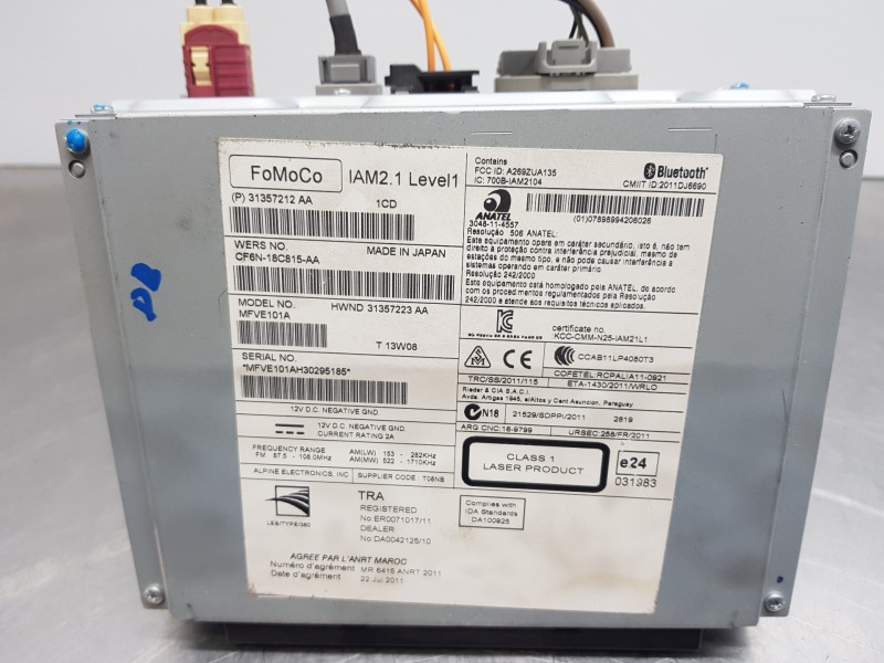 Recambio de sistema audio / radio cd para volvo v40 momentum referencia OEM IAM 31357212  