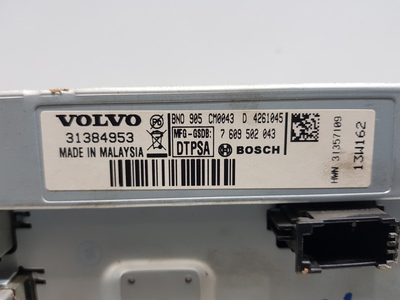 Recambio de pantalla multifuncion para volvo v40 momentum referencia OEM IAM 31384953 31384953 