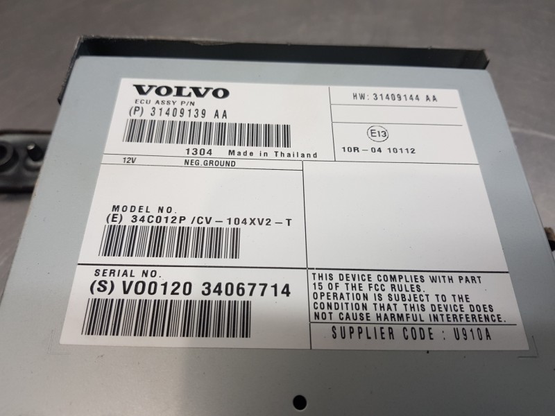 Recambio de amplificador de audio para volvo v40 momentum referencia OEM IAM 31409139 P31409139AA 31409139AA