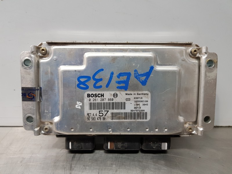 Recambio de centralita motor uce para citroen c3 pluriel exclusive referencia OEM IAM 9647972980 0261207860 