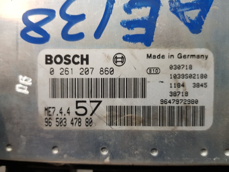 Recambio de centralita motor uce para citroen c3 pluriel exclusive referencia OEM IAM 9647972980 0261207860 