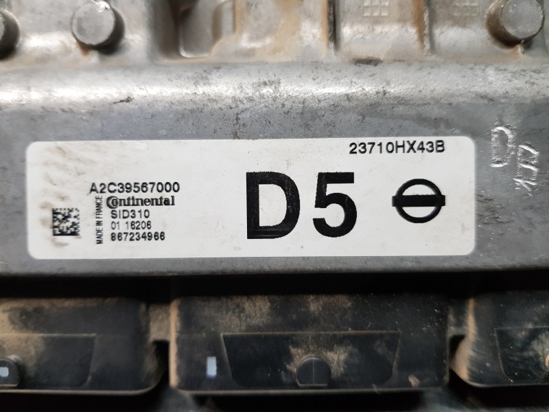 Recambio de centralita motor uce para nissan qashqai (j11) acenta referencia OEM IAM 23710HX43B 867234966 