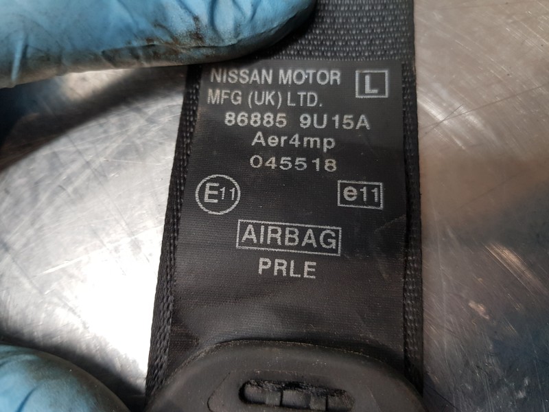 Recambio de cinturon seguridad delantero izquierdo para nissan note (e11e) tekna referencia OEM IAM   