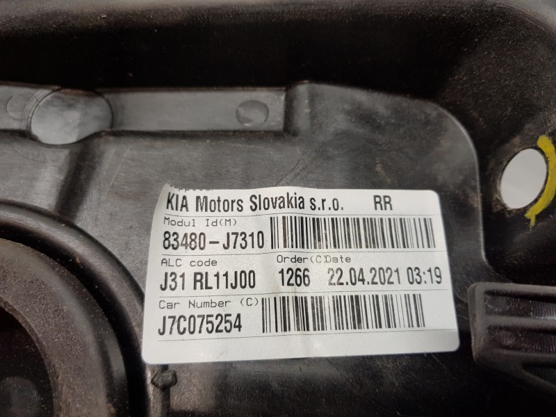 Recambio de elevalunas trasero derecho para kia xceed tech referencia OEM IAM   