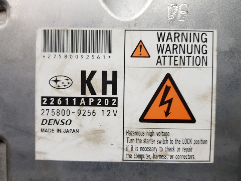 Recambio de centralita motor uce para subaru forester s12 xt referencia OEM IAM   