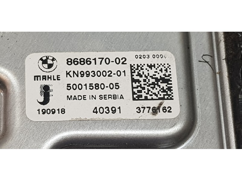 Recambio de electroventilador para bmw serie x3 (g01) xdrive20d referencia OEM IAM 17428472314 8686170 