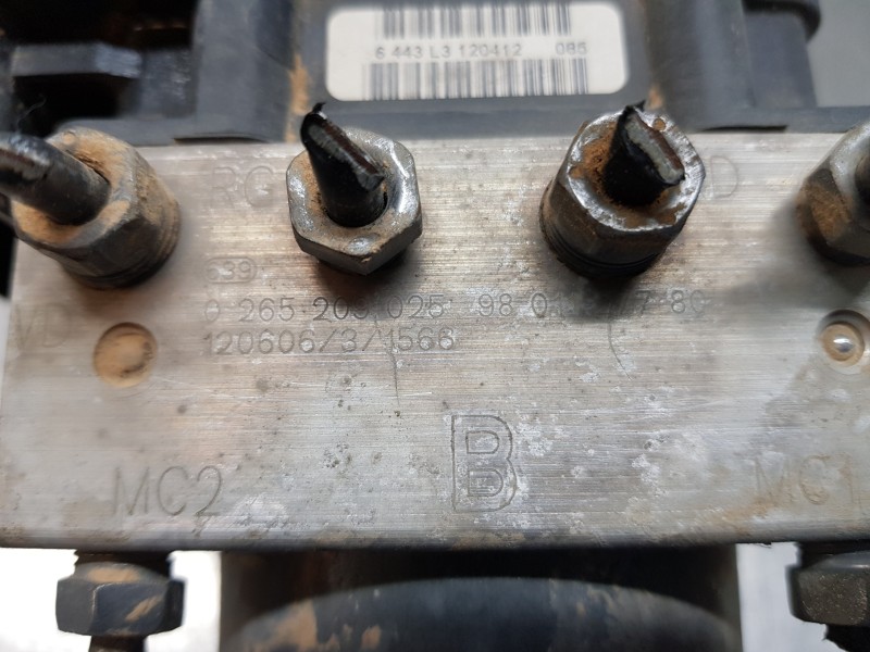 Recambio de abs para peugeot partner kombi active referencia OEM IAM 9801127780 0265209025 