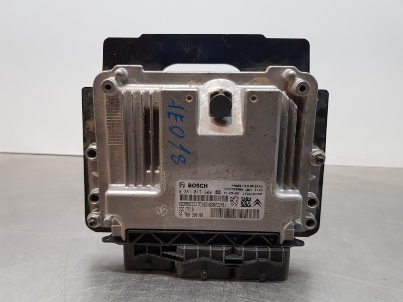 Recambio de centralita motor uce para peugeot partner kombi active referencia OEM IAM 9676830080 0281017600 9666729580