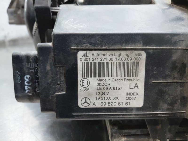 Recambio de faro izquierdo para mercedes-benz clase a (w169) elegance referencia OEM IAM   