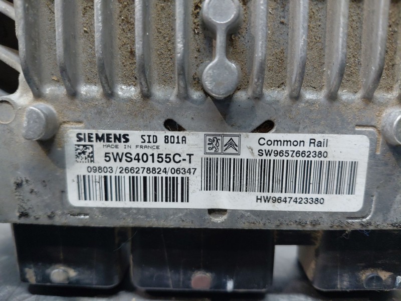 Recambio de centralita motor uce para citroën berlingo standard referencia OEM IAM 9647423380  