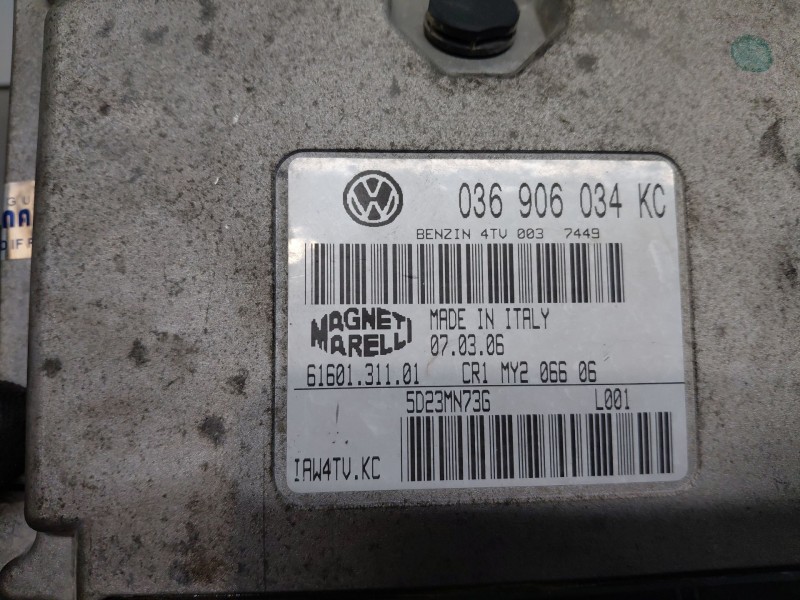 Recambio de centralita motor uce para seat ibiza (6l1) sigma referencia OEM IAM 036906034KC  