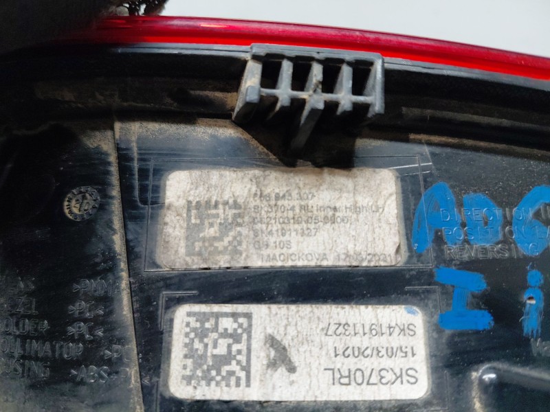 Recambio de piloto trasero izquierdo interior para skoda kamiq (nw4) ambition referencia OEM IAM   