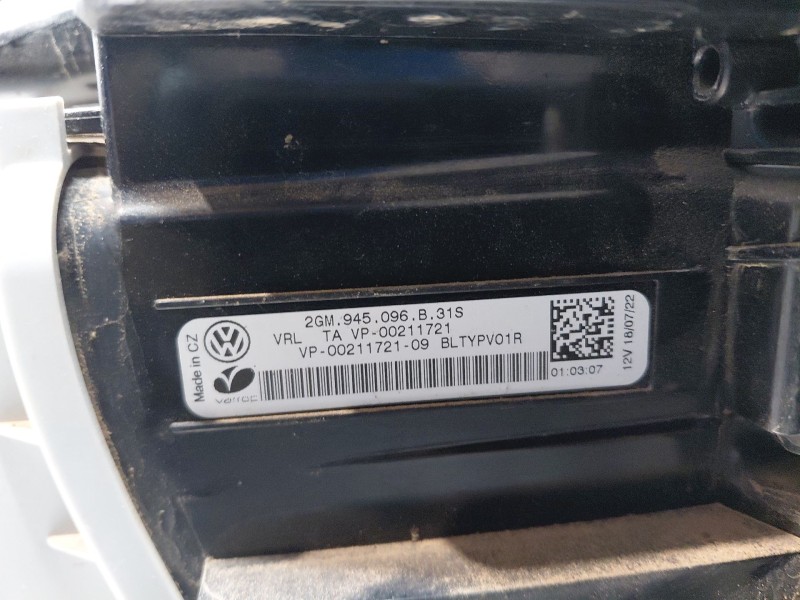 Recambio de piloto trasero derecho para volkswagen t-cross advance referencia OEM IAM   