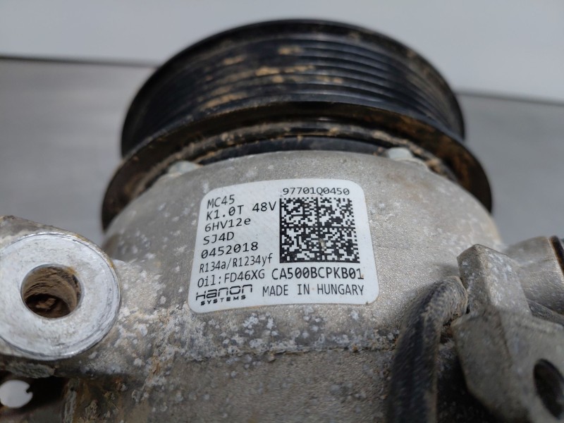 Recambio de compresor aire acondicionado para hyundai i20 iii active referencia OEM IAM 97701q0450  