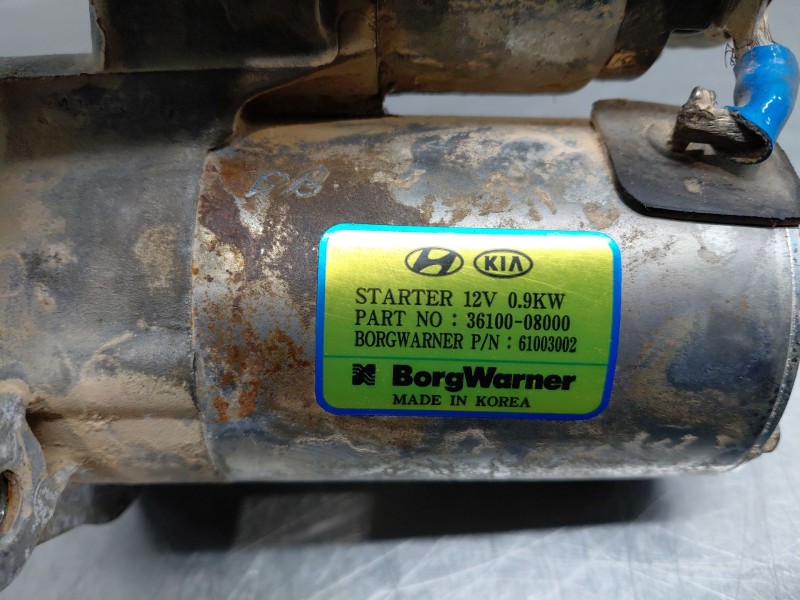 Recambio de motor arranque para hyundai i20 iii active referencia OEM IAM   