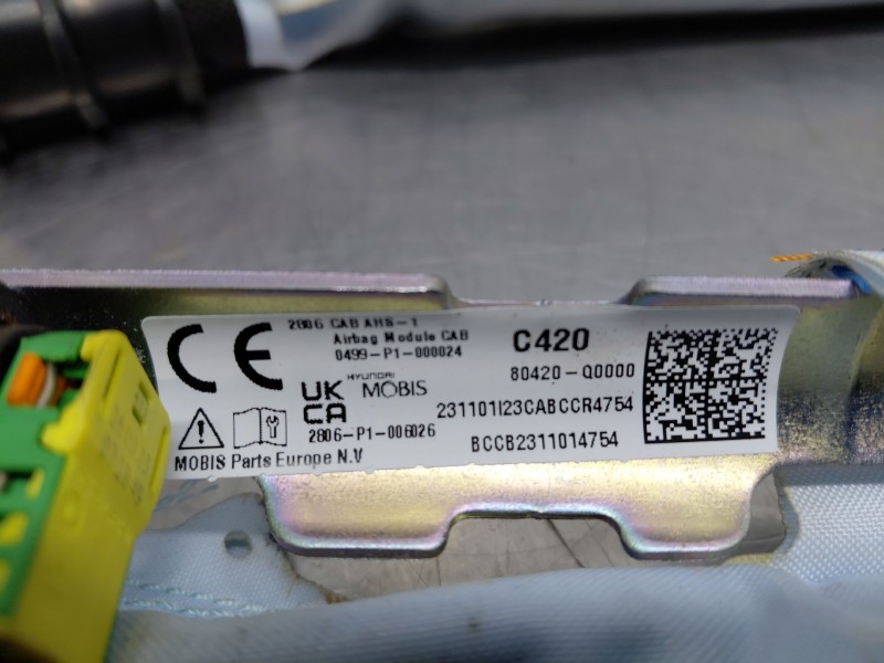 Recambio de airbag cortina delantero derecho para hyundai i20 iii active referencia OEM IAM   