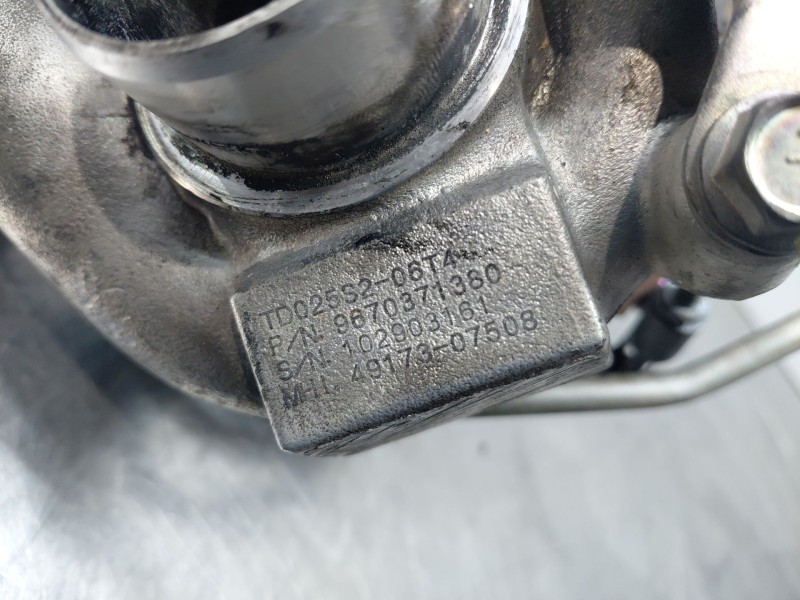 Recambio de turbocompresor para citroën berlingo standard referencia OEM IAM   