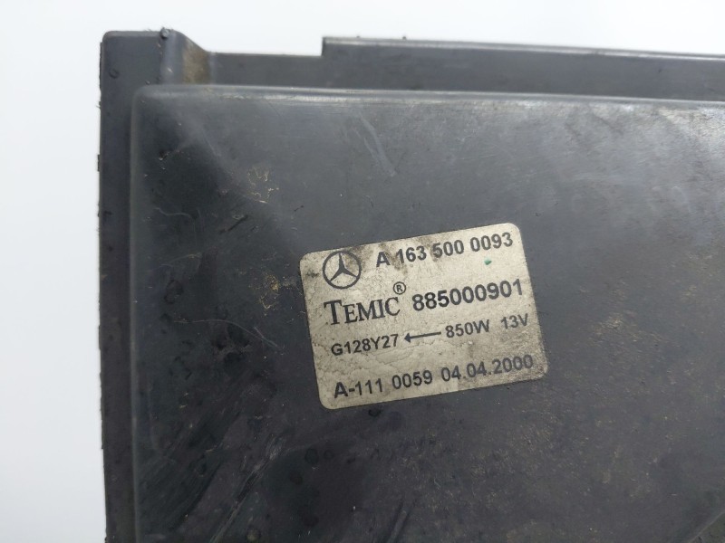 Recambio de electroventilador para mercedes-benz clase m (w163) 270 cdi referencia OEM IAM   