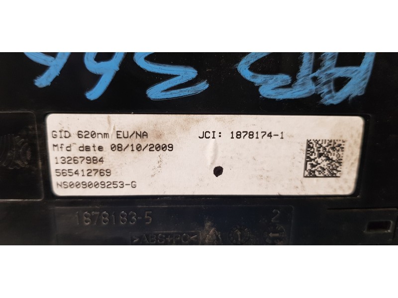 Recambio de pantalla multifuncion para opel astra j lim. cosmo referencia OEM IAM 13267984  