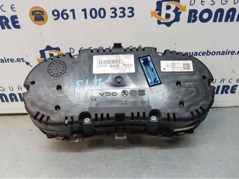 Recambio de cuadro instrumentos para skoda rapid elegance referencia OEM IAM 5JA920840E   Recambio de cuadro instrumentos para skoda rapid elegance referencia OEM IAM 5JA920840E