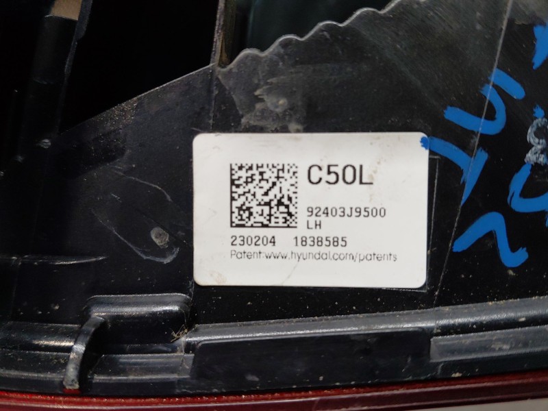 Recambio de piloto trasero izquierdo interior para hyundai kona hybrid referencia OEM IAM   