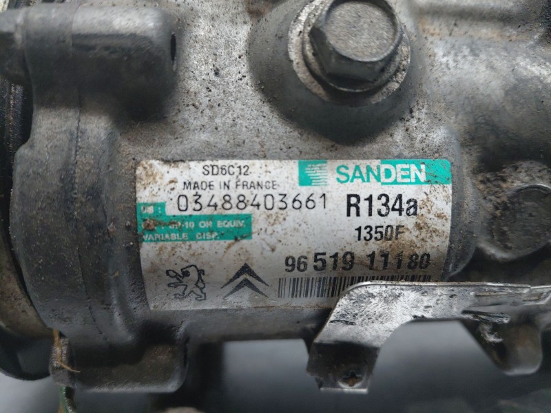 Recambio de compresor aire acondicionado para peugeot 307 cc (s2) sport referencia OEM IAM 648710 9651911180 