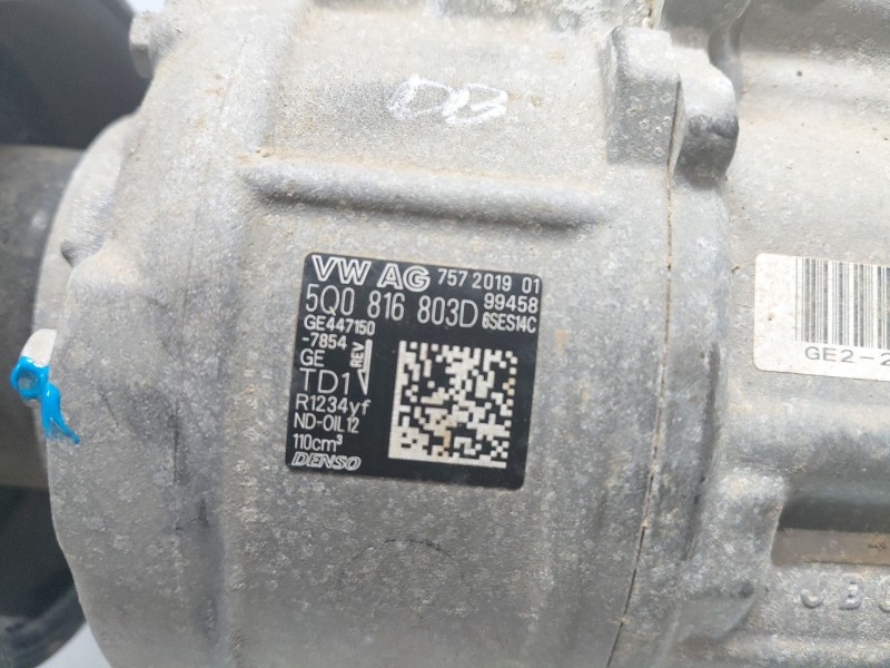 Recambio de compresor aire acondicionado para seat ibiza (kj1) style referencia OEM IAM 5Q0816803D  