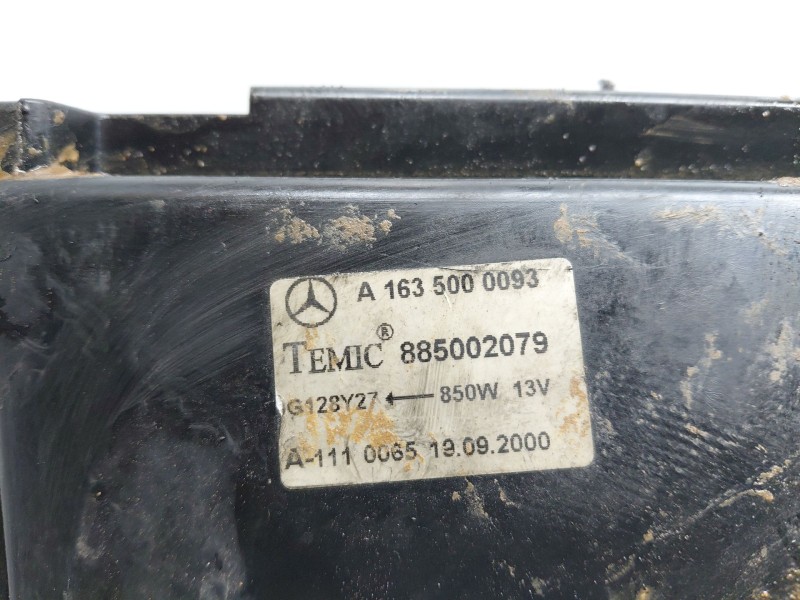 Recambio de electroventilador para mercedes-benz clase m (w163) 270 cdi referencia OEM IAM A1635000093  