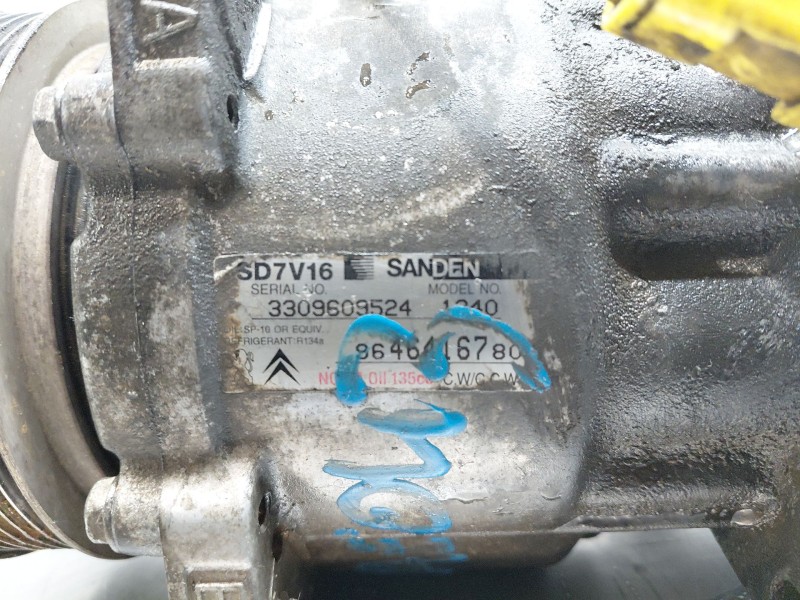 Recambio de compresor aire acondicionado para peugeot partner (s2) combi referencia OEM IAM 9646416780  