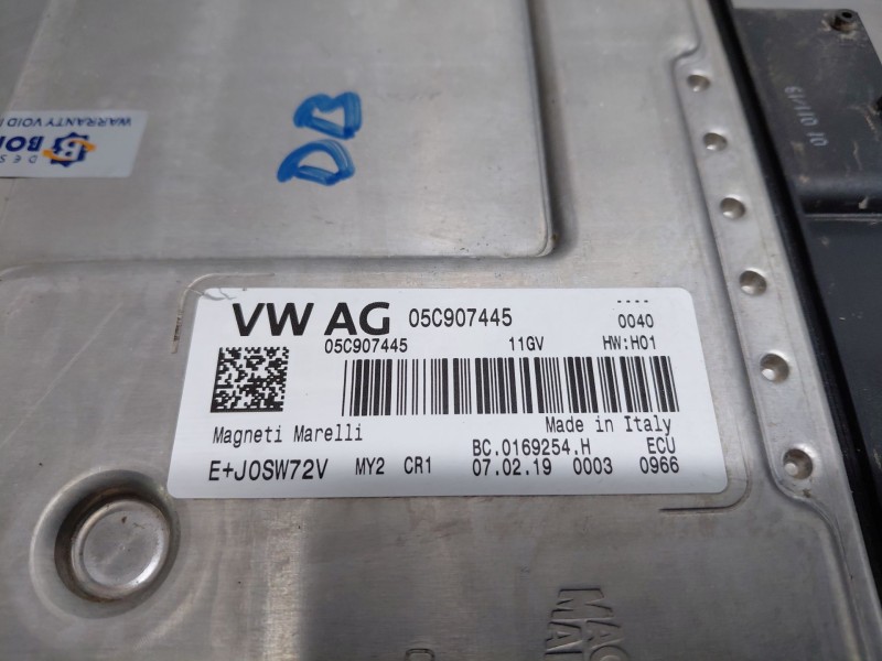 Recambio de centralita motor uce para seat ibiza (kj1) style referencia OEM IAM 05C907445  