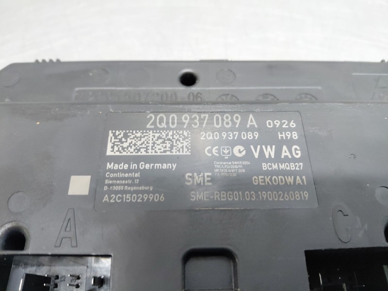 Recambio de modulo confort para seat ibiza (kj1) style referencia OEM IAM 2Q0937089A  