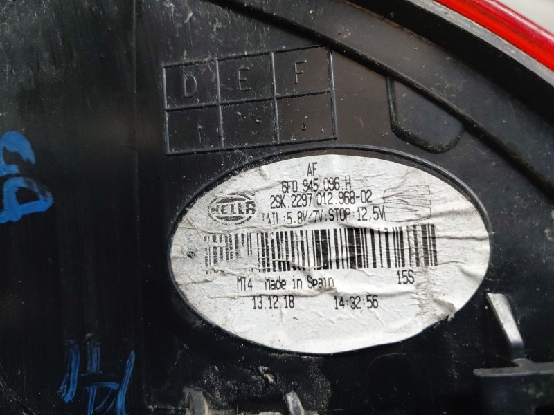 Recambio de piloto trasero derecho para seat ibiza (kj1) style referencia OEM IAM 6F0945096H  