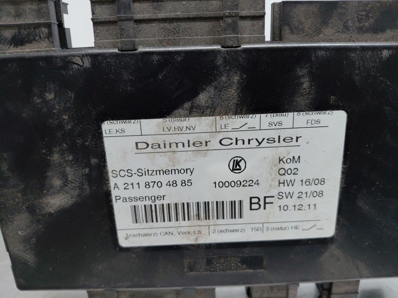 Recambio de modulo electronico para mercedes-benz clase gl (x166) 450 grand edition referencia OEM IAM A2118704885  