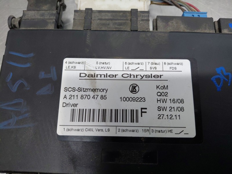 Recambio de modulo electronico para mercedes-benz clase gl (x166) 450 grand edition referencia OEM IAM A2118704785  