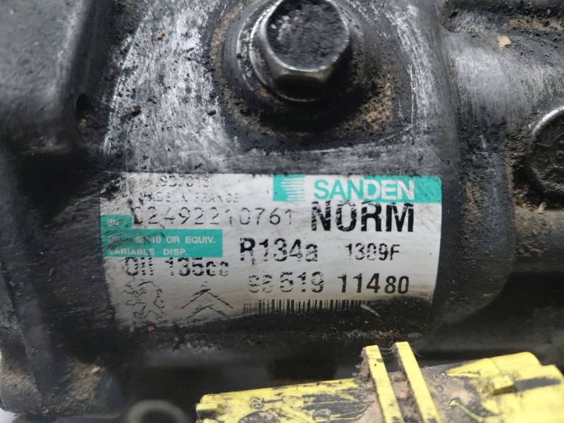 Recambio de compresor aire acondicionado para citroën c4 grand picasso sx referencia OEM IAM 9651911480  