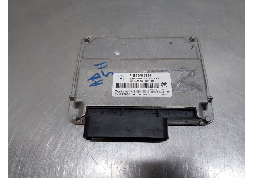 Recambio de centralita motor uce para mercedes-benz clase gl (x166) 450 grand edition referencia OEM IAM A1645407301 5WP22604 