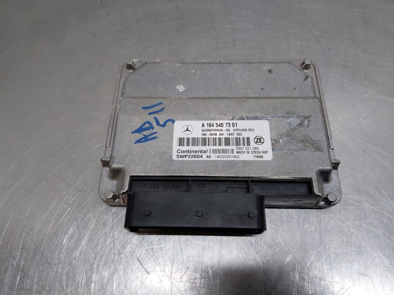 Recambio de centralita motor uce para mercedes-benz clase gl (x166) 450 grand edition referencia OEM IAM A1645407301 5WP22604 