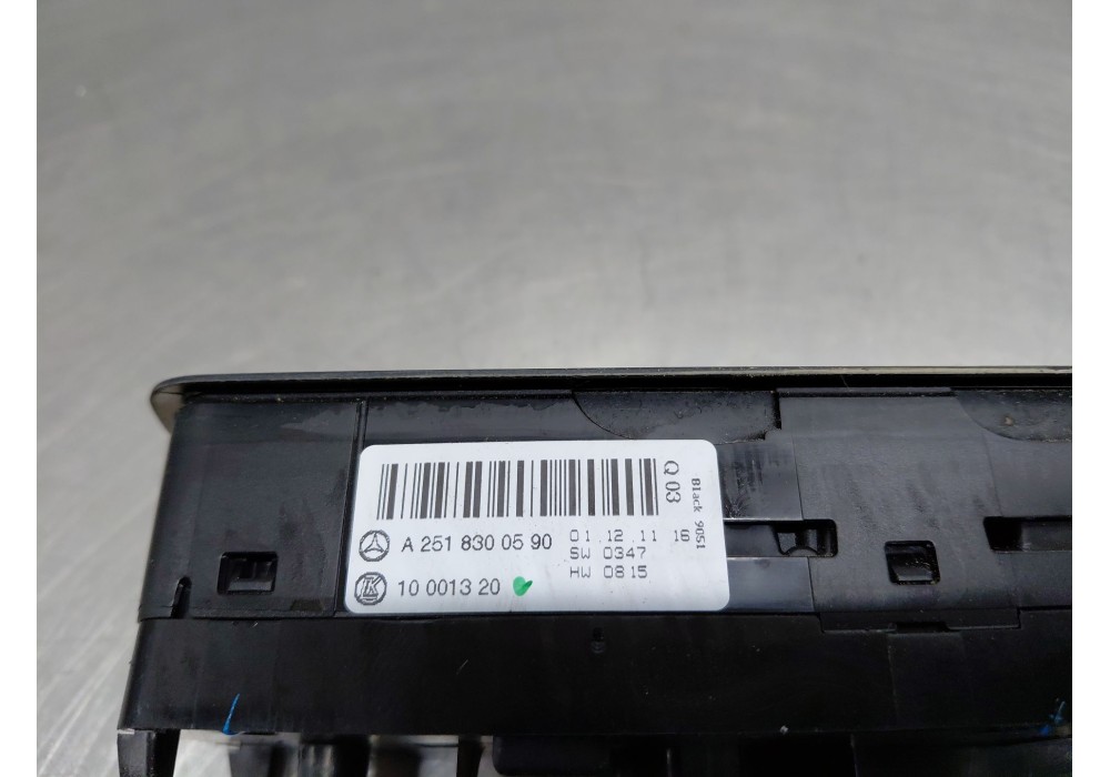 Recambio de mando elevalunas delantero izquierdo para mercedes-benz clase gl (x166) 450 grand edition referencia OEM IAM A251830