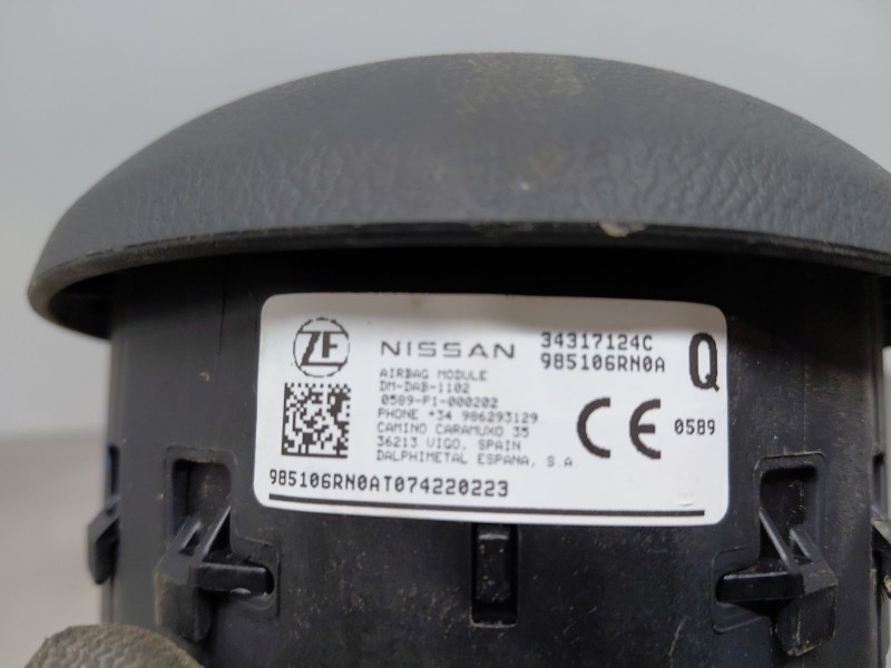 Recambio de kit airbag para nissan qashqai (j12) acenta referencia OEM IAM 682006UN2A 985106RN0A 985156UA0B