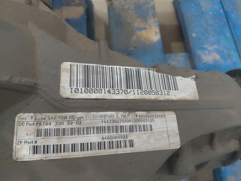 Recambio de diferencial delantero para mercedes-benz clase gl (x166) 450 grand edition referencia OEM IAM A1643302202  