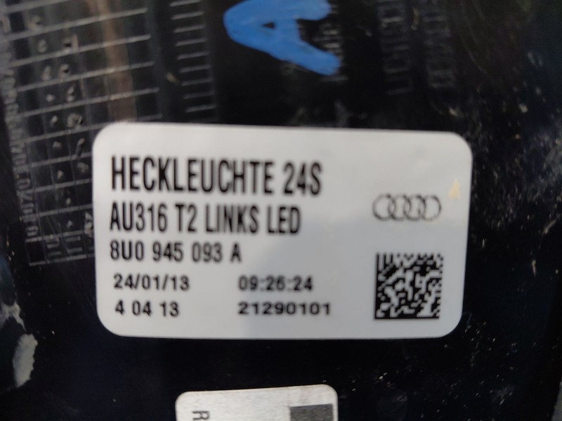 Recambio de piloto trasero izquierdo para audi q3 (8u) quattro referencia OEM IAM 8u0945093a  