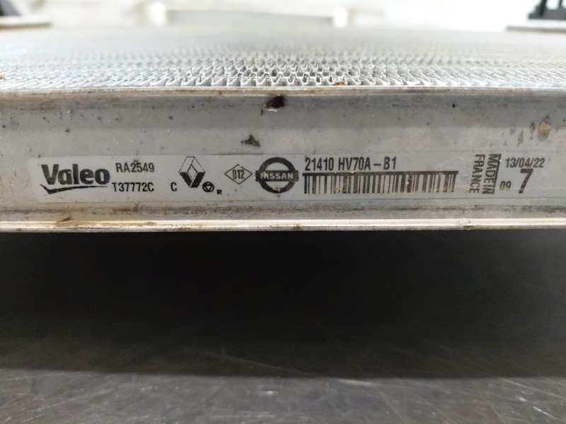 Recambio de radiador agua para nissan qashqai (j12) acenta referencia OEM IAM 21410HV70A  